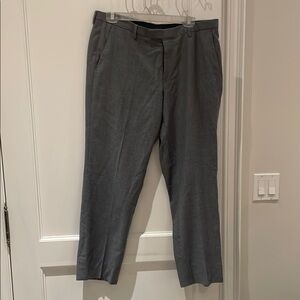 Hugo Boss Shark3 Wool and Cashmere Men's Gray Dress Pants🐑